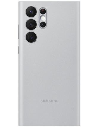 Чохол Samsung для Galaxy S22 Ultra Smart LED View Cover (Light Gray) (EF-NS908PJEGRU)