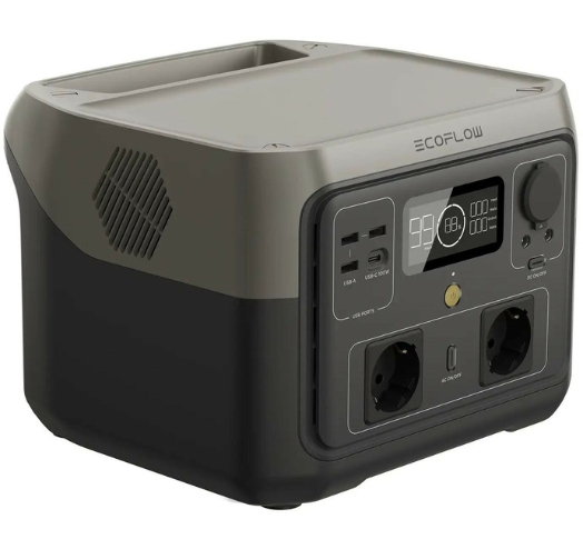 Портативна зарядна станція EcoFlow RIVER 2 Max 512Wh 142000mAh 500W Black