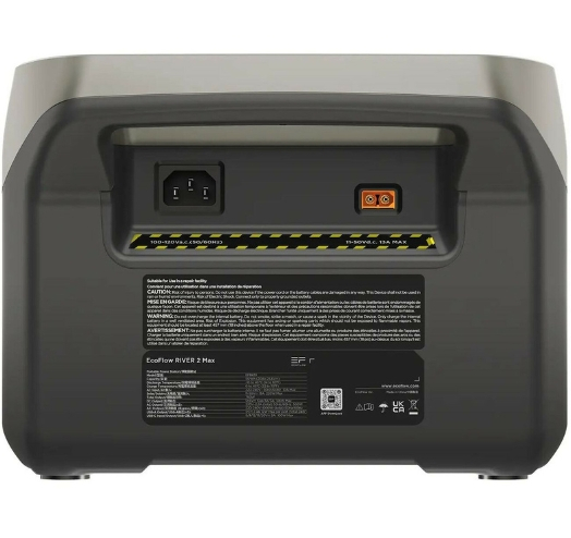 Портативна зарядна станція EcoFlow RIVER 2 Max 512Wh 142000mAh 500W Black
