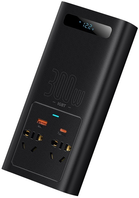 Автомобільний інвертор Baseus IGBT Power Inverter 300W (220V CN/EU)