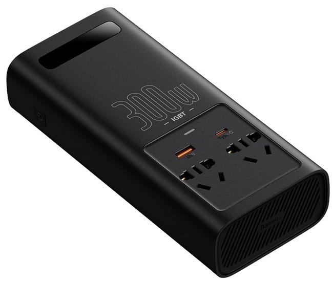 Автомобільний інвертор Baseus IGBT Power Inverter 300W (220V CN/EU)