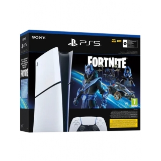 Ігрова консоль Sony PlayStation 5 Slim (Digital Edition) (Fortnite Cobalt Star Bundle) (1TB) (UA)