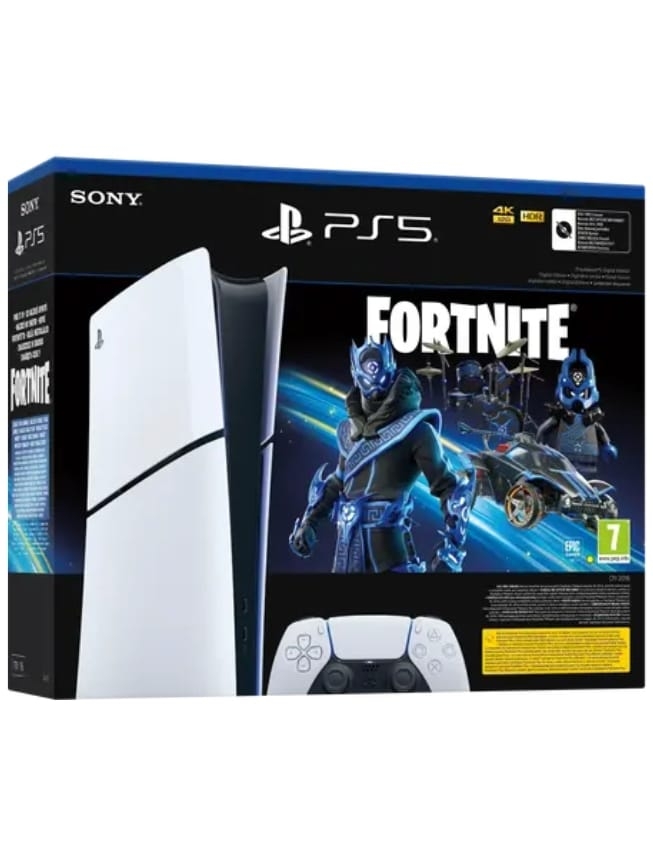 Ігрова консоль Sony PlayStation 5 Slim (Digital Edition) (Fortnite Cobalt Star Bundle) (1TB)