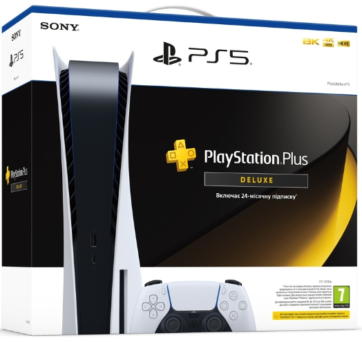 Ігрова консоль Sony PlayStation 5 Blue-Ray + PS Plus Deluxe на 24 місяці