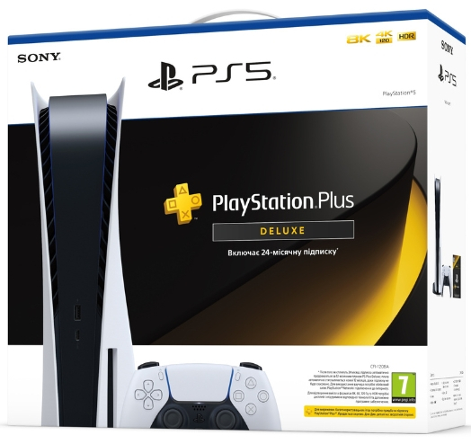 Ігрова консоль Sony PlayStation 5 Blue-Ray + PS Plus Deluxe на 24 місяці