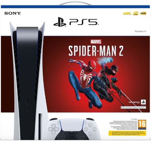 Ігрова консоль Sony PlayStation 5 Blue-Ray + Marvel's Spider-Man 2