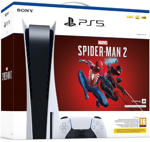 Ігрова консоль Sony PlayStation 5 Blue-Ray + Marvel's Spider-Man 2