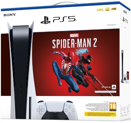Ігрова консоль Sony PlayStation 5 Blue-Ray + Marvel's Spider-Man 2