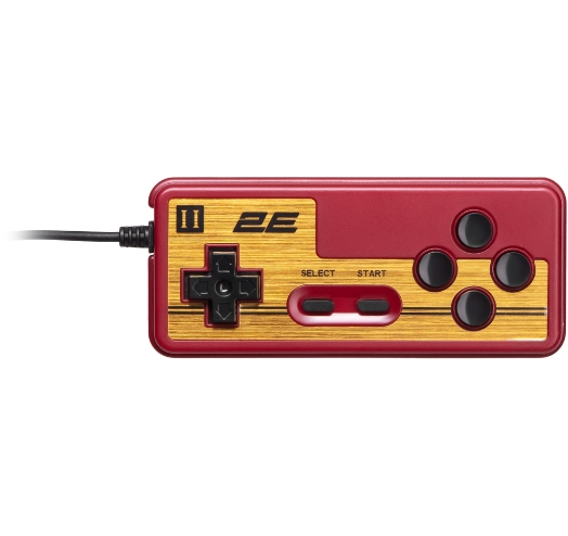 Игровая консоль 2Е 8bit AV (2 проводных геймпада, 298 игр)