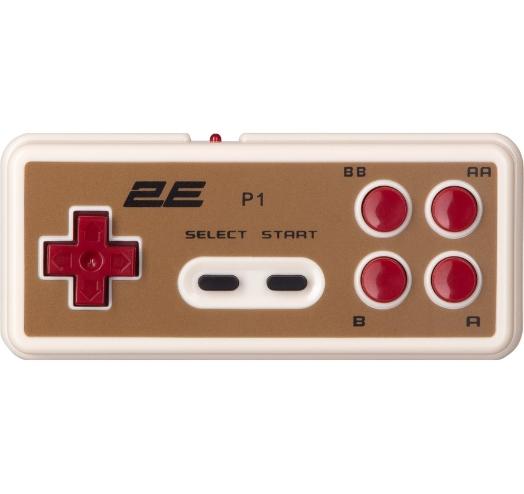 Игровая консоль 2Е 8bit HDMI (2 беспроводных геймпада, 298 игр)