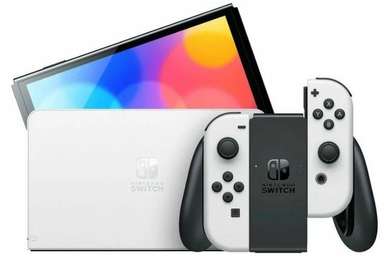 Ігрова приставка Nintendo Switch OLED with White Joy-Con (045496453435)