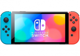 Ігрова приставка Nintendo Switch OLED with Neon Blue and Neon Red Joy-Con (045496883409)