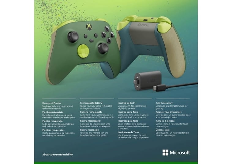 Геймпад Microsoft Official Xbox Series X/S Wireless Controller (Remix + Rechargeable Battery Pack)