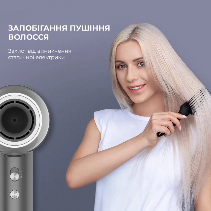 Фен для волосся Dreame Hair Artist Gray (AHD5-GD0)