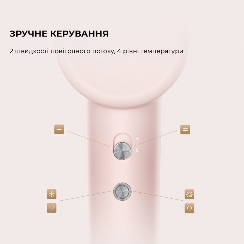 Фен для волосся Dreame Hair Dryer Gleam Pink (AHD12A-PK)