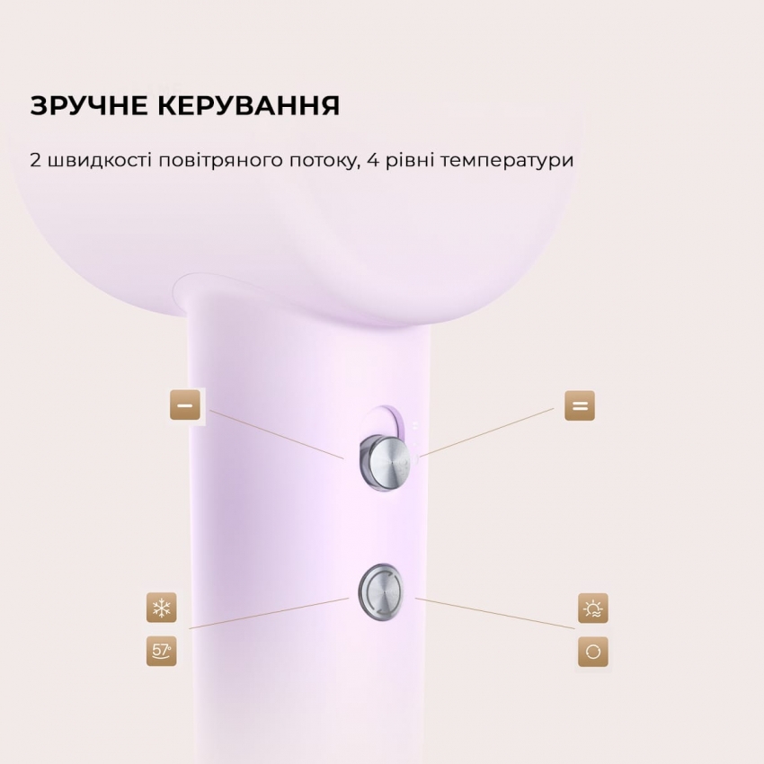 Фен для волосся Dreame Hair Dryer Gleam Purple (AHD12A-PPL)