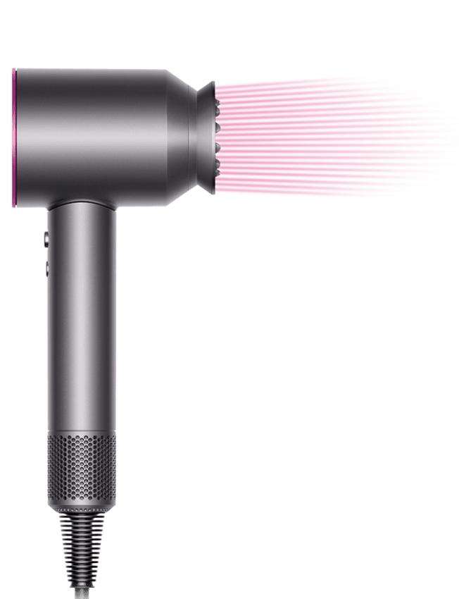 Фен для волоcся Dyson Supersonic (HD07) (Nickel/Fuchsia) (386732-01)