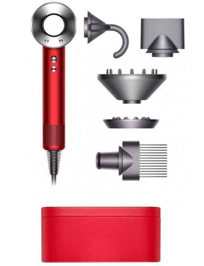 Фен для волоcся Dyson Supersonic (HD07) (Red/Nickel) (397704-01)