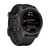 Смарт-годинник Garmin Fenix 7S Pro Sapphire Solar, Carbon Gray DLC Titanium with Black Band
