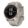 Смарт-годинник Garmin Fenix 7S Pro Sapphire Solar, Soft Gold with Light Sand Band