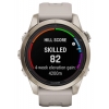 Смарт-годинник Garmin Fenix 7S Pro Sapphire Solar, Soft Gold with Light Sand Band