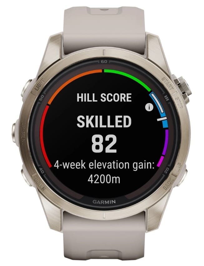 Смарт-годинник Garmin Fenix 7S Pro Sapphire Solar, Soft Gold with Light Sand Band