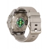 Смарт-годинник Garmin Fenix 7S Pro Sapphire Solar, Soft Gold with Limestone Leather Band