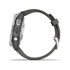Смарт-годинник Garmin Fenix 7S Pro Solar, Silver with Graphite Band