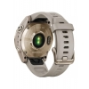 Смарт-годинник Garmin Fenix 7S Sapphire Solar, Cream Gold Titanium with Light Sand Band