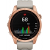 Смарт-годинник Garmin Fenix 7S Solar, Rose Gold with Light Sand Band