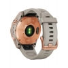 Смарт-годинник Garmin Fenix 7S Solar, Rose Gold with Light Sand Band