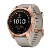 Смарт-годинник Garmin Fenix 7S Solar, Rose Gold with Light Sand Band