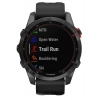 Смарт-годинник Garmin Fenix 7S Solar, Slate Gray with Black Band