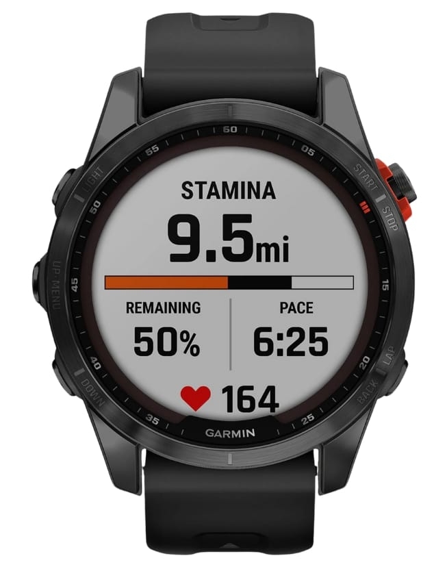 Смарт-годинник Garmin Fenix 7S Solar, Slate Gray with Black Band