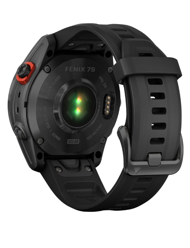 Смарт-годинник Garmin Fenix 7S Solar, Slate Gray with Black Band