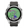 Смарт-годинник Garmin Fenix 7S , Silver with Graphite Band