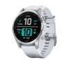 Смарт-годинник Garmin Fenix 7S , Silver with Whitestone Band