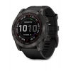 Смарт-годинник Garmin Fenix 7X Sapphire Solar, Carbon Gray DLC Titanium with Black Band
