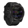Смарт-годинник Garmin Fenix 7X Sapphire Solar, Black DLC Titanium with Black Band