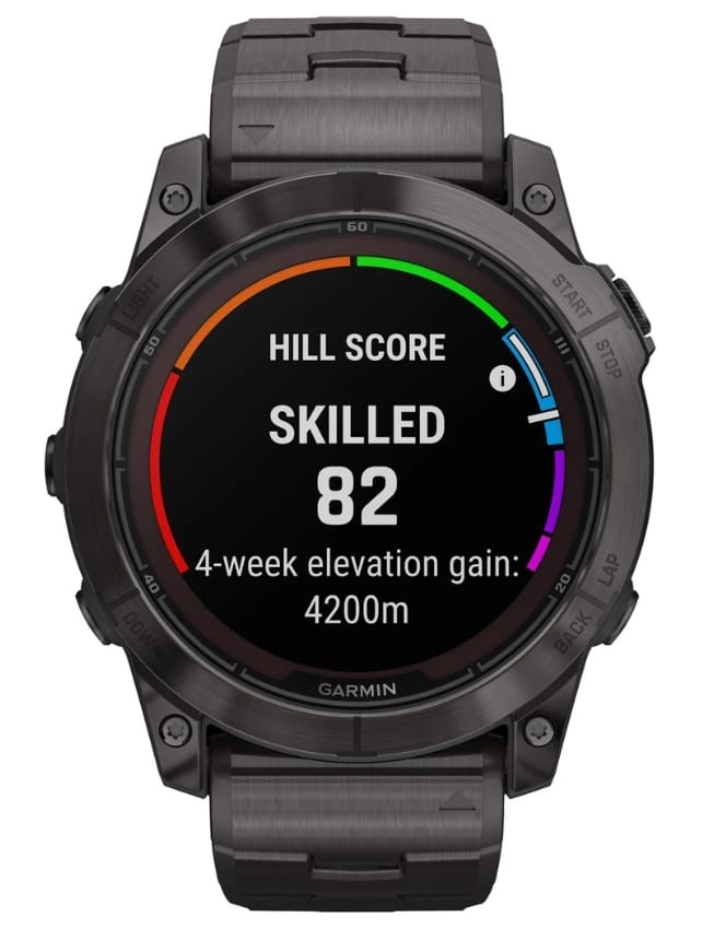 Смарт-годинник Garmin Fenix 7X Pro Sapphire Solar, Carbon Gray DLC Titanium with Titanium Band