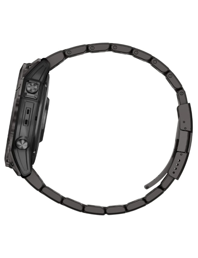 Смарт-годинник Garmin Fenix 7X Pro Sapphire Solar, Carbon Gray DLC Titanium with Titanium Band