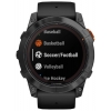 Смарт-годинник Garmin Fenix 7X Pro Solar, Slate Gray with Black Band