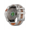 Смарт-годинник Garmin Fenix 7X Pro Sapphire Solar, Titanium with Fog Gray/Ember Orange Band
