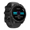 Смарт-годинник Garmin Fenix 8 47mm AMOLED, Slate Gray with Black Silicone Band