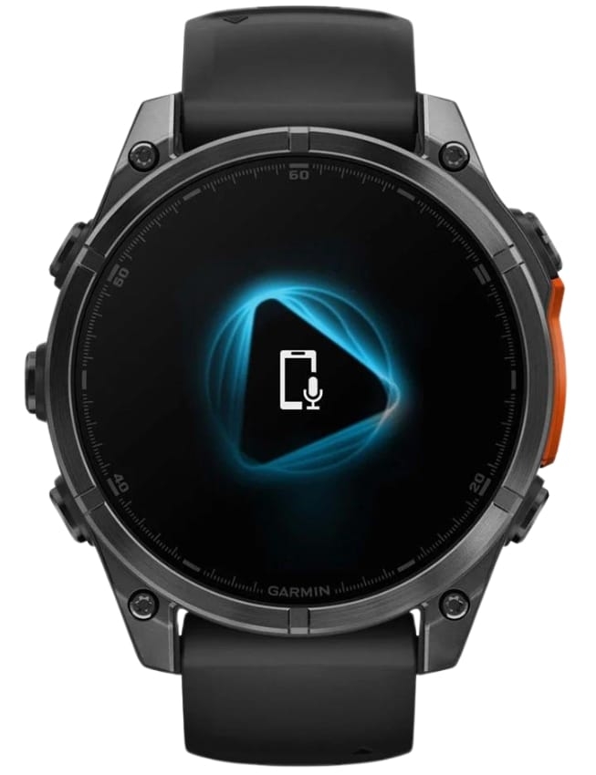 Смарт-годинник Garmin Fenix 8 47mm AMOLED, Slate Gray with Black Silicone Band