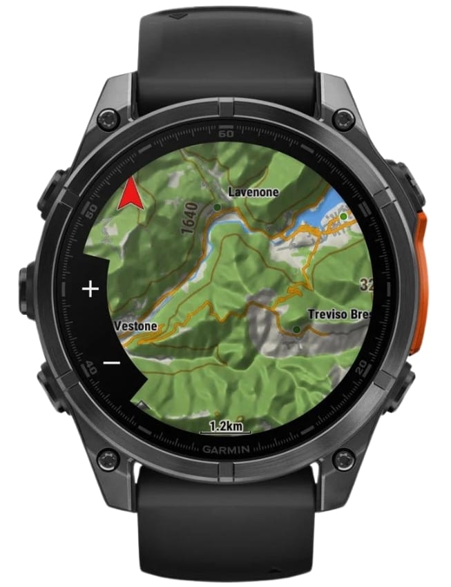 Смарт-годинник Garmin Fenix 8 47mm AMOLED, Slate Gray with Black Silicone Band