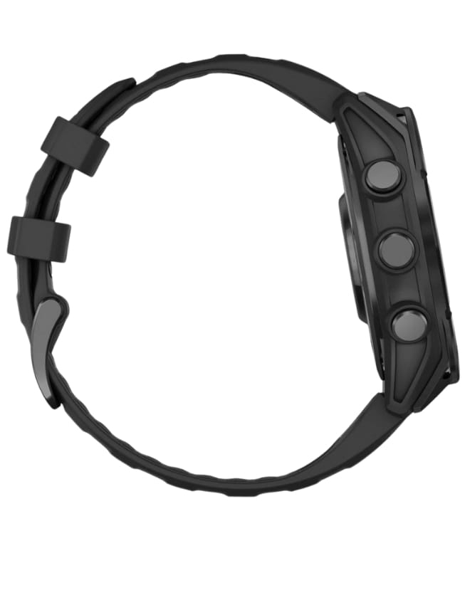 Смарт-годинник Garmin Fenix 8 47mm AMOLED, Slate Gray with Black Silicone Band