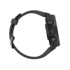 Смарт-часы Garmin Fenix 8 43mm AMOLED Sapphire, Carbon Gray DLC Titanium with Black/Pebble Gray Silicone Band