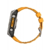 Смарт-годинник Garmin Fenix 8 51mm AMOLED Sapphire, Titanium with Spark Orange/Graphite Silicone Band
