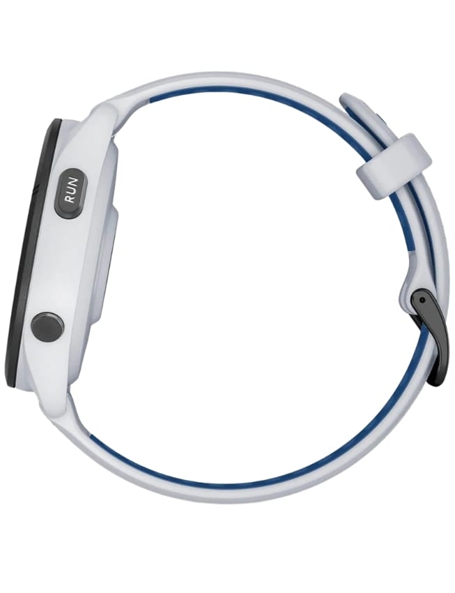 Смарт-часы Garmin Forerunner 265 Black Bezel, Whitestone Case with Whitestone/Tidal Blue Silicone Band